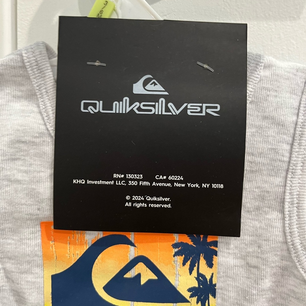 Quiksilver 3-Pack Bodysuits - Blue, Gray, Aqua Size 3-6 Months - Picture 7 of 7